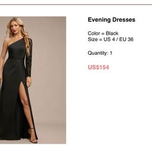 NWT Formal dress.black in color.